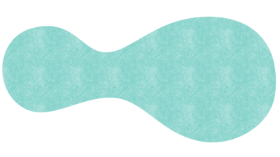 teal blob