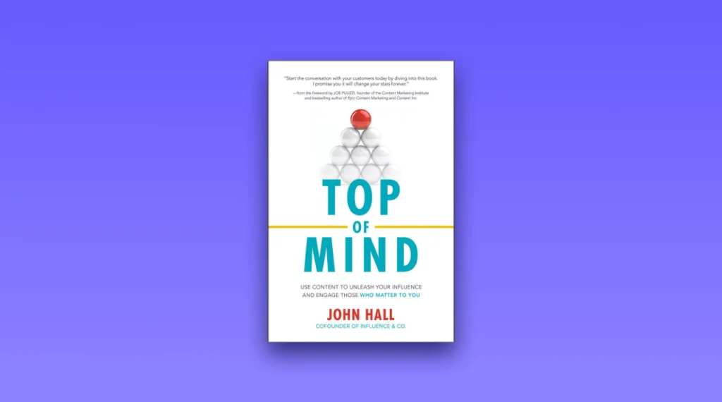 John Hall - Top of mind