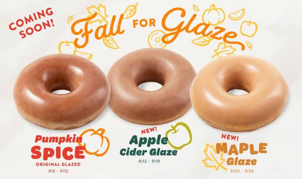 Krispy kreme autumn campaign