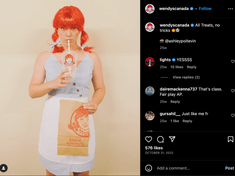 Wendy’s Canada Instagram