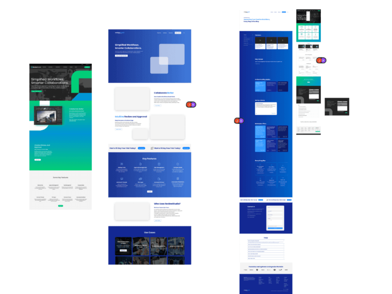 ReviewStudio - adapting the existing website